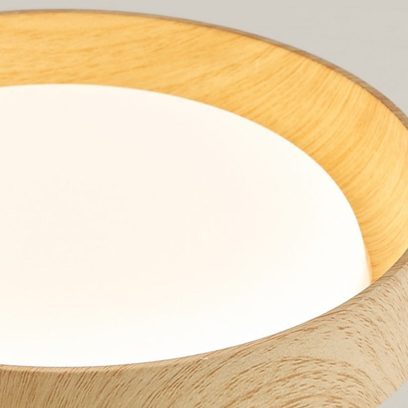 Modern Minimalist LED Flush Mount Ceiling Light - Square & Round Design for Hallway, ABS PC Material, Energy Efficient, Sleek Lighting Solution