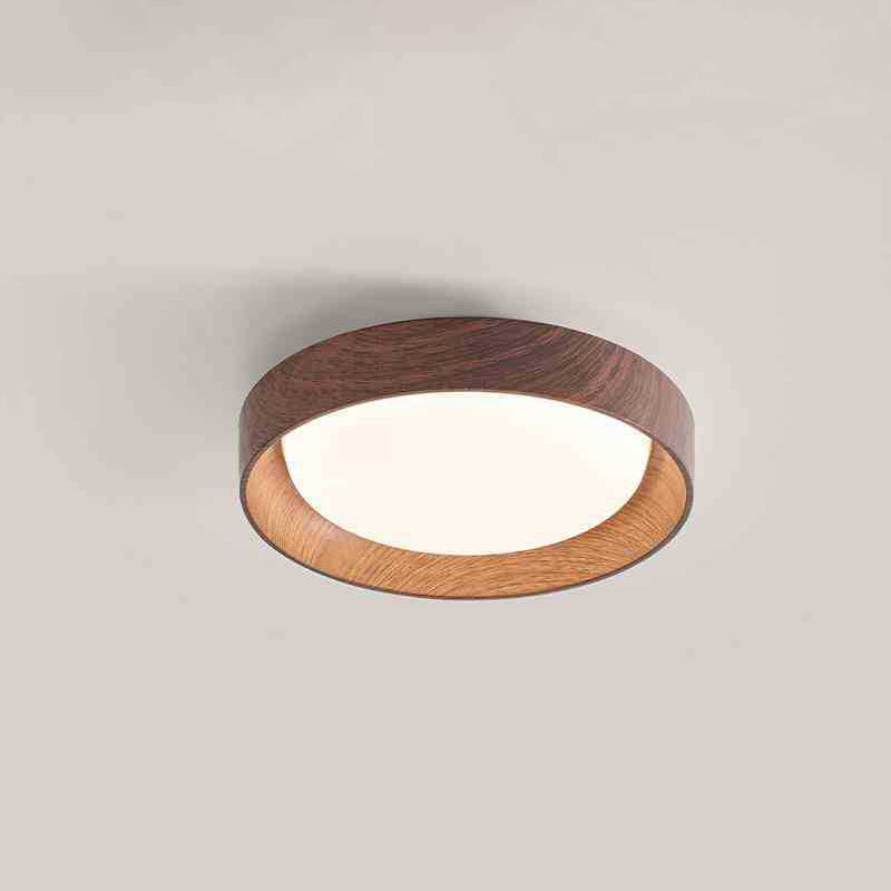 Modern Minimalist LED Flush Mount Ceiling Light - Square & Round Design for Hallway, ABS PC Material, Energy Efficient, Sleek Lighting Solution