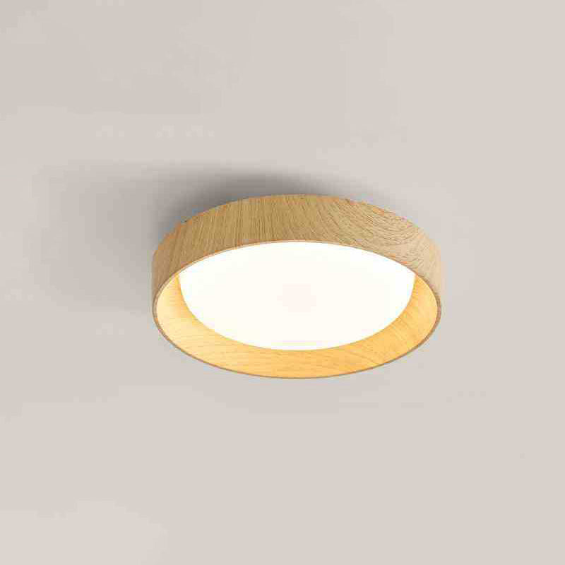Modern Minimalist LED Flush Mount Ceiling Light - Square & Round Design for Hallway, ABS PC Material, Energy Efficient, Sleek Lighting Solution