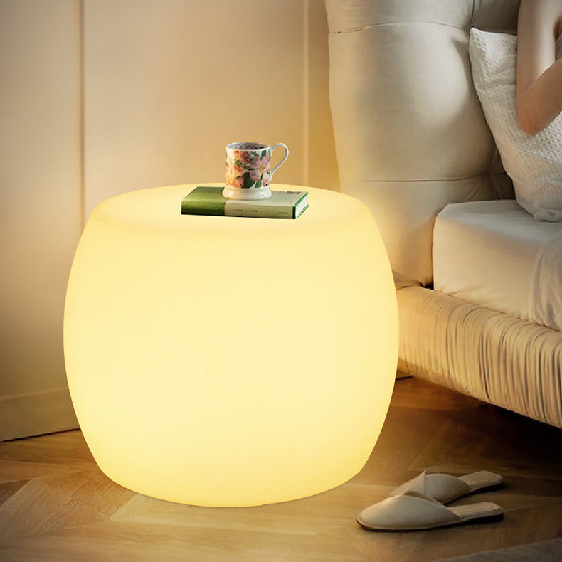 Modern Minimalist Drum LED Floor Lamp for Bedroom Decor