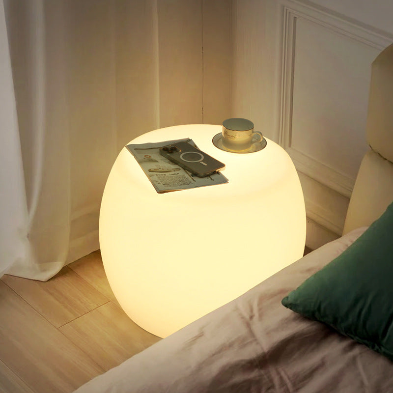 Modern Minimalist Drum LED Floor Lamp for Bedroom Decor