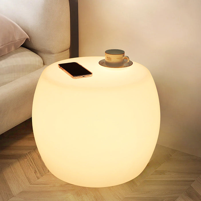 Modern Minimalist Drum LED Floor Lamp for Bedroom Decor