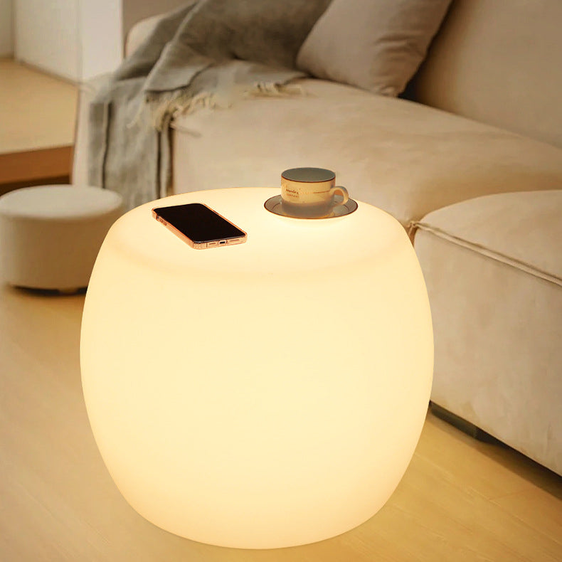 Modern Minimalist Drum LED Floor Lamp for Bedroom Decor