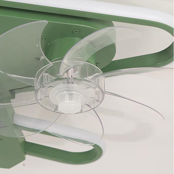 Contemporary Creative Airplane Iron Acrylic LED Flush Mount Ceiling Fan Light for Bedroom, Modern Ceiling Fan with Light, Stylish Bedroom Lighting, Unique Airplane Design, Energy-Efficient LED Ceiling Fixture, Decorative Flush Mount Fan Light, Ideal for K