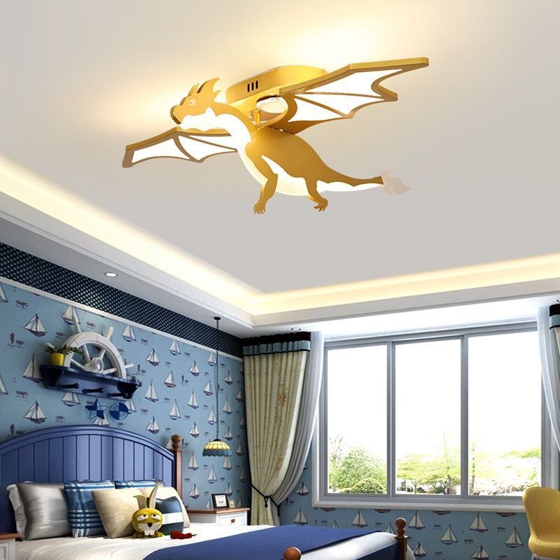 Contemporary Dinosaur Ceiling Light for Kids, Creative Acrylic LED Semi-Flush Mount Light, Colorful Bedroom Fixture, Modern Nursery Illumination, Kids Room Decor, Fun Dinosaur Theme Lighting, Energy-Efficient Ceiling Light for Children’s Spaces, Unique Be
