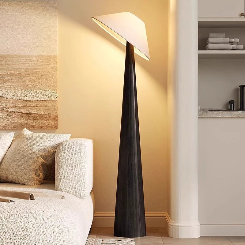 Traditional Vintage Cone Fabric Iron Floor Lamp - 1-Light for Living Room 

Illuminate your living room with this elegant traditional vintage cone fabric iron floor lamp. Featuring a stylish design, this 1-light standing lamp complements various decor sty