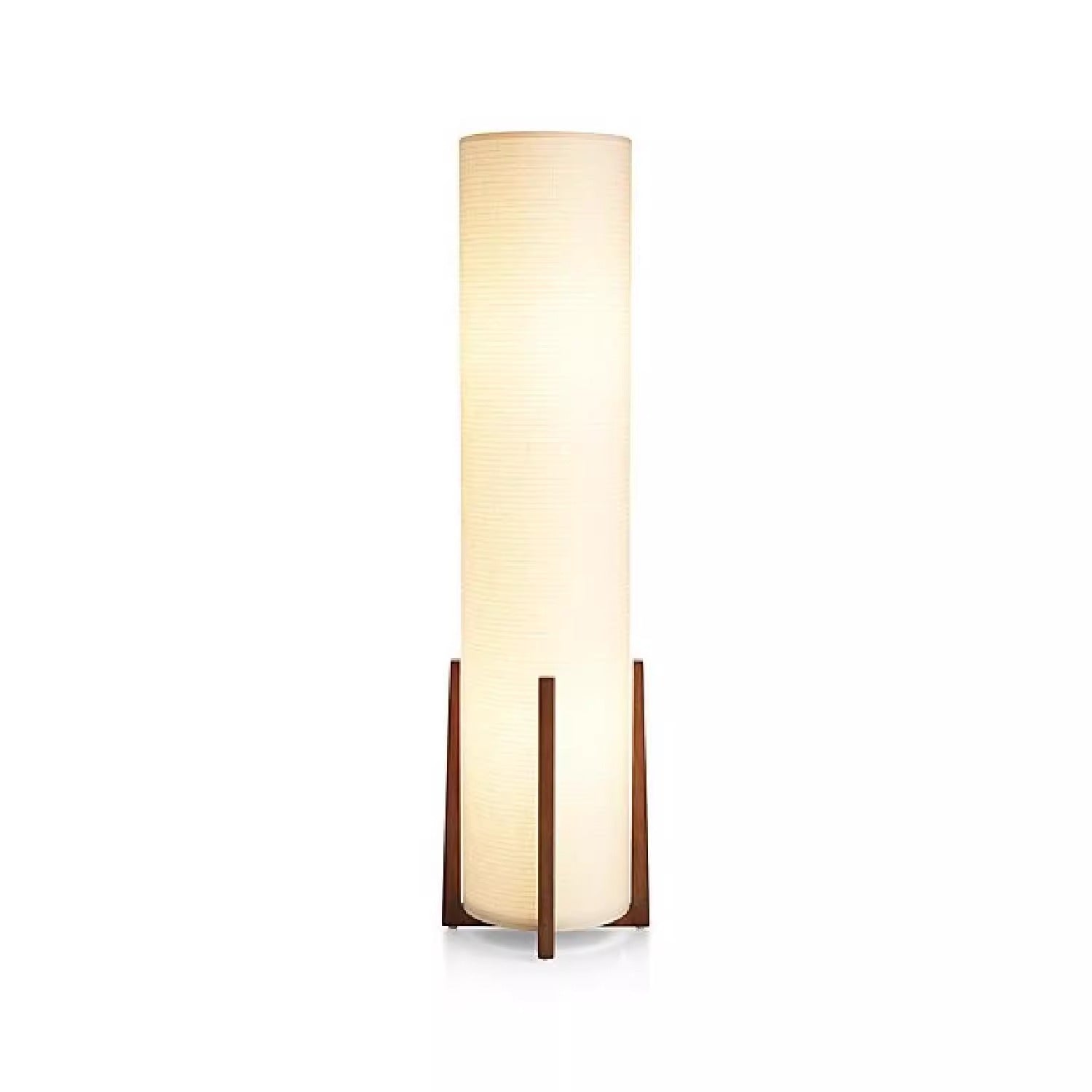Traditional Japanese Cylinder Floor Lamp - Wood 1-Light Design for Living Room

Illuminate your living space with this Traditional Japanese Cylinder Floor Lamp, featuring a beautiful wood frame and a single light source. Perfect for creating a warm and in