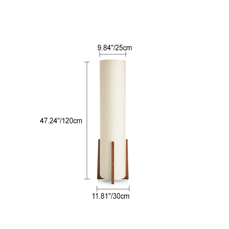 Traditional Japanese Cylinder Floor Lamp - Wood 1-Light Design for Living Room

Illuminate your living space with this Traditional Japanese Cylinder Floor Lamp, featuring a beautiful wood frame and a single light source. Perfect for creating a warm and in