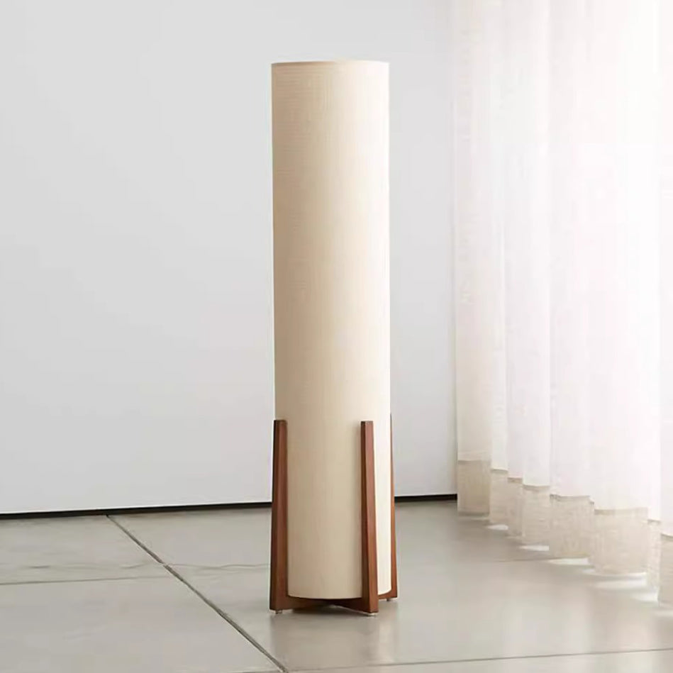 Traditional Japanese Cylinder Floor Lamp - Wood 1-Light Design for Living Room

Illuminate your living space with this Traditional Japanese Cylinder Floor Lamp, featuring a beautiful wood frame and a single light source. Perfect for creating a warm and in