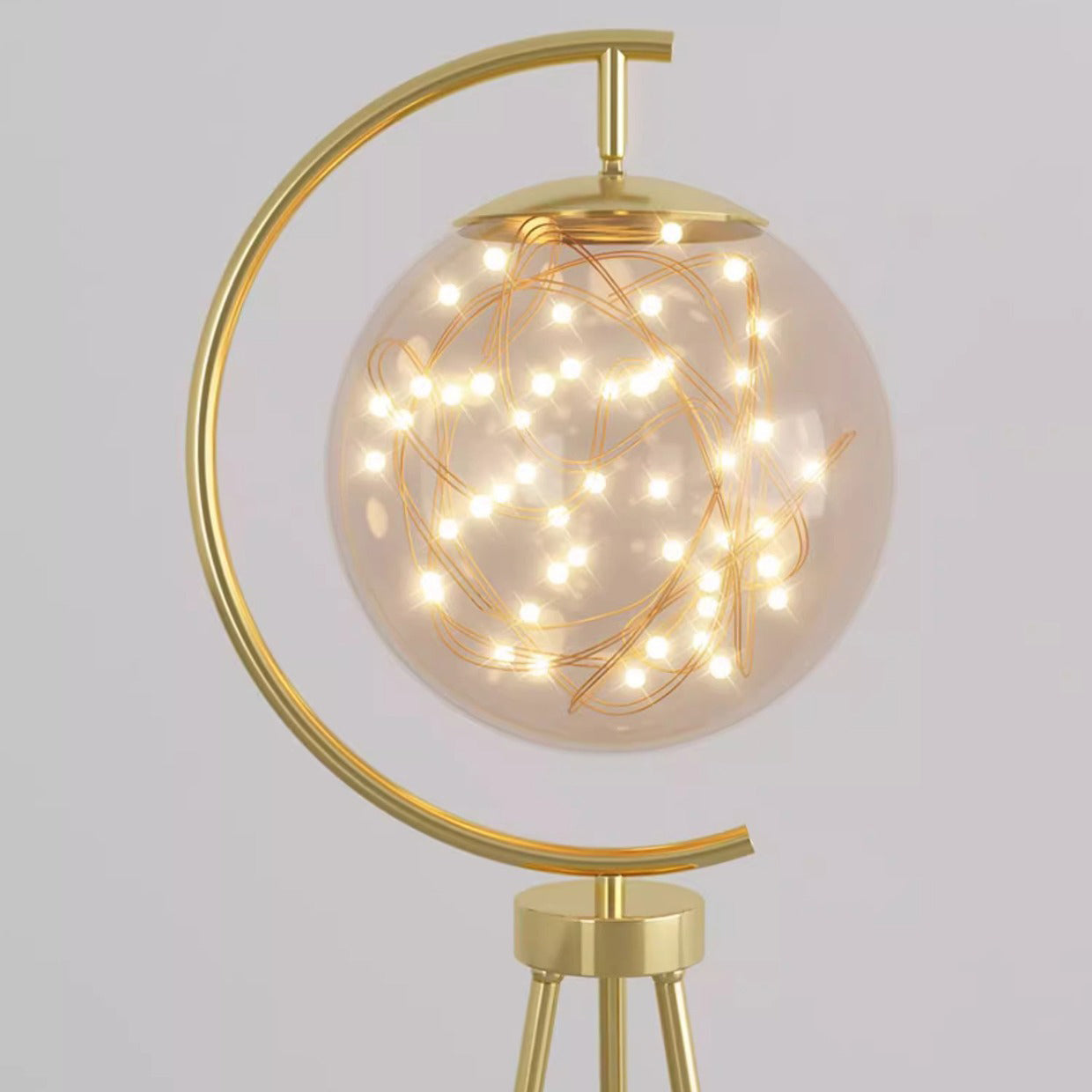 Contemporary Spherical Glass Metal LED Floor Lamp for Living Room 

Elevate your living space with this modern spherical glass and metal LED standing floor lamp. Perfect for adding a stylish touch, this lamp combines contemporary design with energy-effici