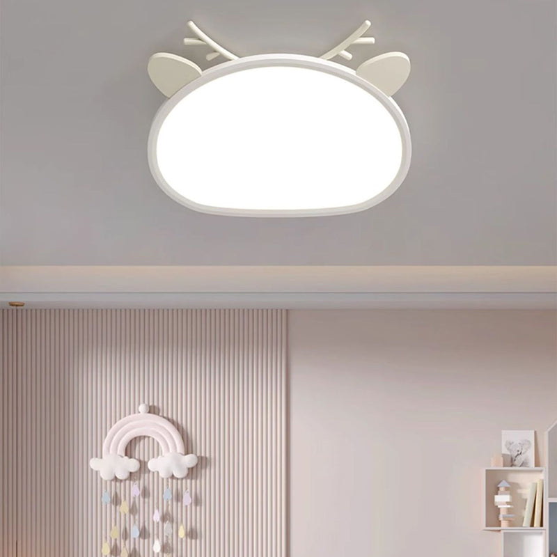 Children's Room LED Ceiling Light Cute Animal Design Nursery Ceiling Lamp Kids Bedroom Lighting Playroom Decor Animal-Themed Light Fixture Soft Glow Adjustable Brightness Creative Ceiling Light for Kids Safe Energy Efficient Decorative Ceiling Lights for
