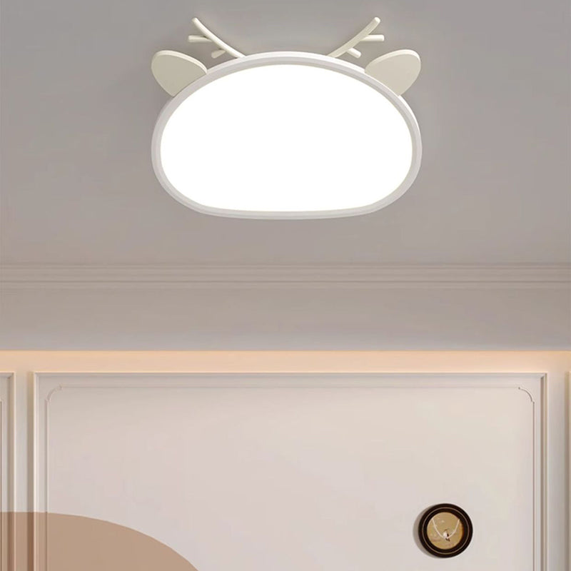 Children's Room LED Ceiling Light Cute Animal Design Nursery Ceiling Lamp Kids Bedroom Lighting Playroom Decor Animal-Themed Light Fixture Soft Glow Adjustable Brightness Creative Ceiling Light for Kids Safe Energy Efficient Decorative Ceiling Lights for