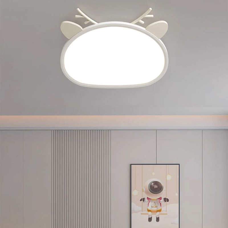 Children's Room LED Ceiling Light Cute Animal Design Nursery Ceiling Lamp Kids Bedroom Lighting Playroom Decor Animal-Themed Light Fixture Soft Glow Adjustable Brightness Creative Ceiling Light for Kids Safe Energy Efficient Decorative Ceiling Lights for