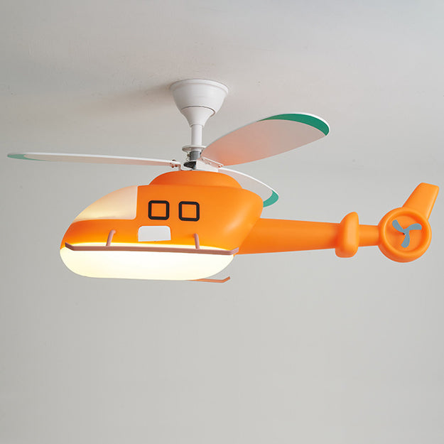 Modern Minimalist Kids Airplane Ceiling Fan Light - Iron & Acrylic 

Brighten up your child's room with this stylish airplane-themed semi-flush mount ceiling fan light. Designed with a modern minimalist aesthetic, it combines durable iron and vibrant acry