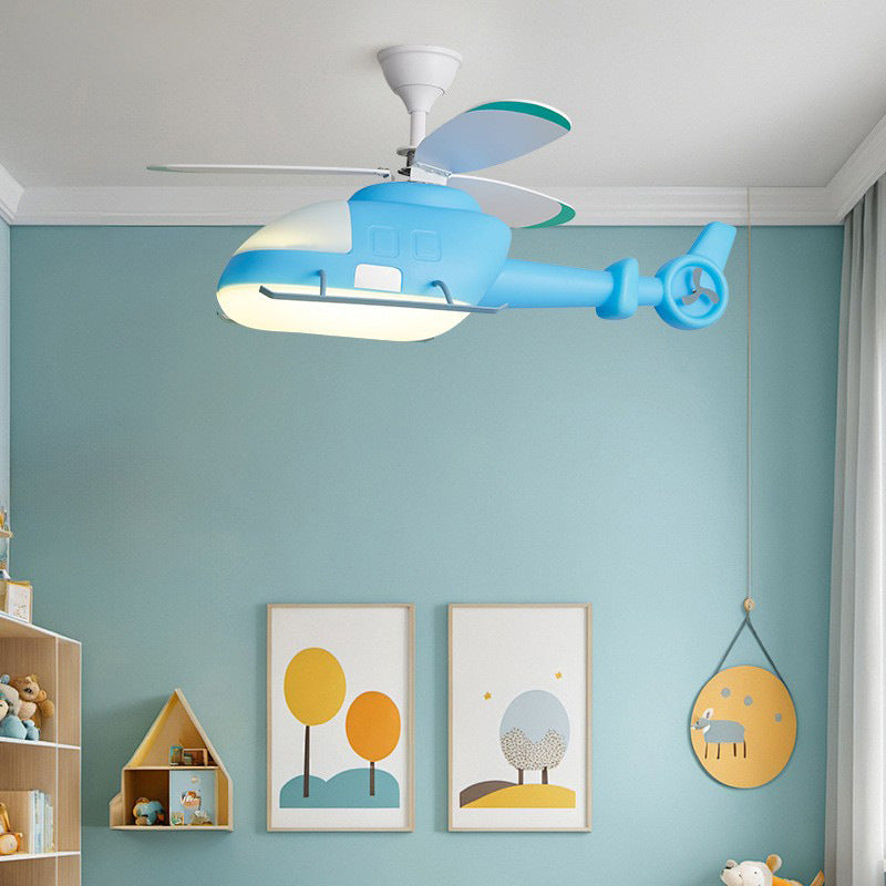 Modern Minimalist Kids Airplane Ceiling Fan Light - Iron & Acrylic 

Brighten up your child's room with this stylish airplane-themed semi-flush mount ceiling fan light. Designed with a modern minimalist aesthetic, it combines durable iron and vibrant acry