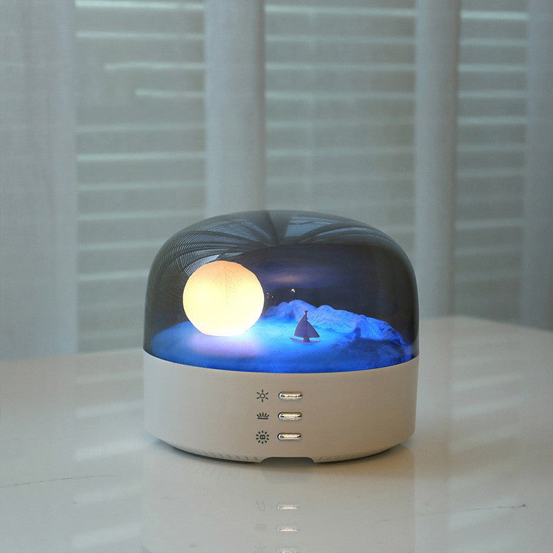 Contemporary Bluetooth LED Kids Night Light Round ABS PC PVC USB Rechargeable Bedroom Lamp Soft Glow Color Changing Touch Control Eye-Caring Nightlight for Children's Room Decorative