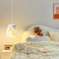 Contemporary Creative Kids Bear Rabbit Iron Resin PLA 1/3-Light Chandelier Bedroom Cute Playroom Lighting Modern Decor Childrens Room Fixture Unique Animal Design Ceiling Pendant Perfect for Nursery Room Decor Kids’ Lighting Ideas