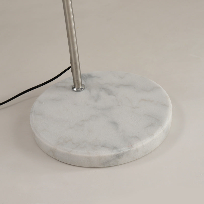 Modern Minimalist Marble Acrylic Stainless Steel Fishing Floor Lamp 1-Light
