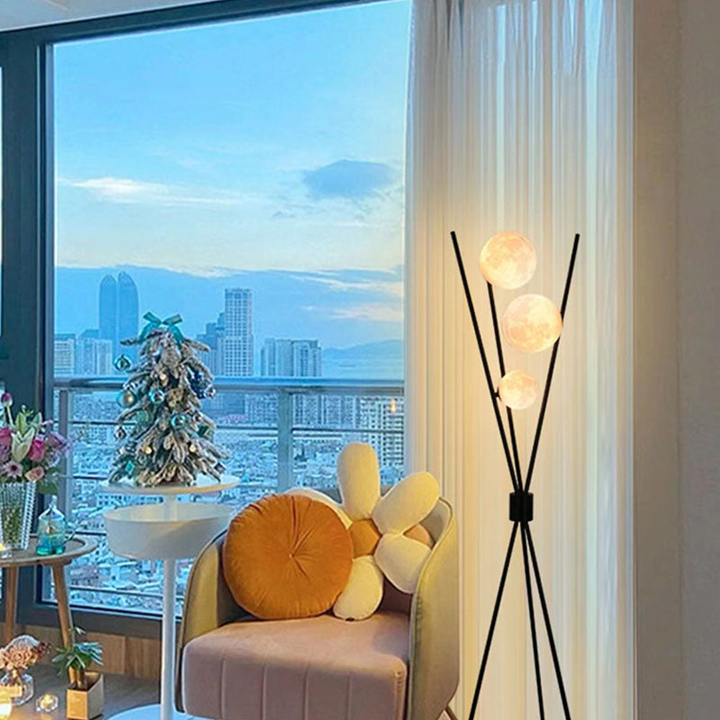 Contemporary Scandinavian Iron PLA Moon 3-Light Floor Lamp for Bedroom

Elevate your bedroom decor with our Contemporary Scandinavian Iron PLA Moon 3-Light Floor Lamp. This stylish lamp features a modern design that blends seamlessly into any interior. Cr