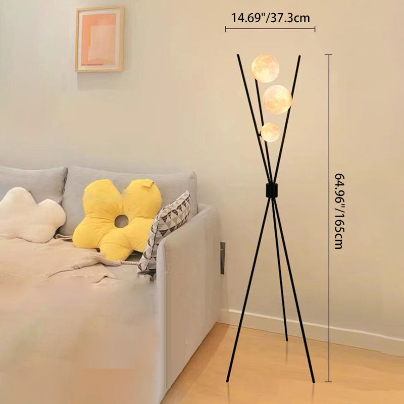 Contemporary Scandinavian Iron PLA Moon 3-Light Floor Lamp for Bedroom

Elevate your bedroom decor with our Contemporary Scandinavian Iron PLA Moon 3-Light Floor Lamp. This stylish lamp features a modern design that blends seamlessly into any interior. Cr