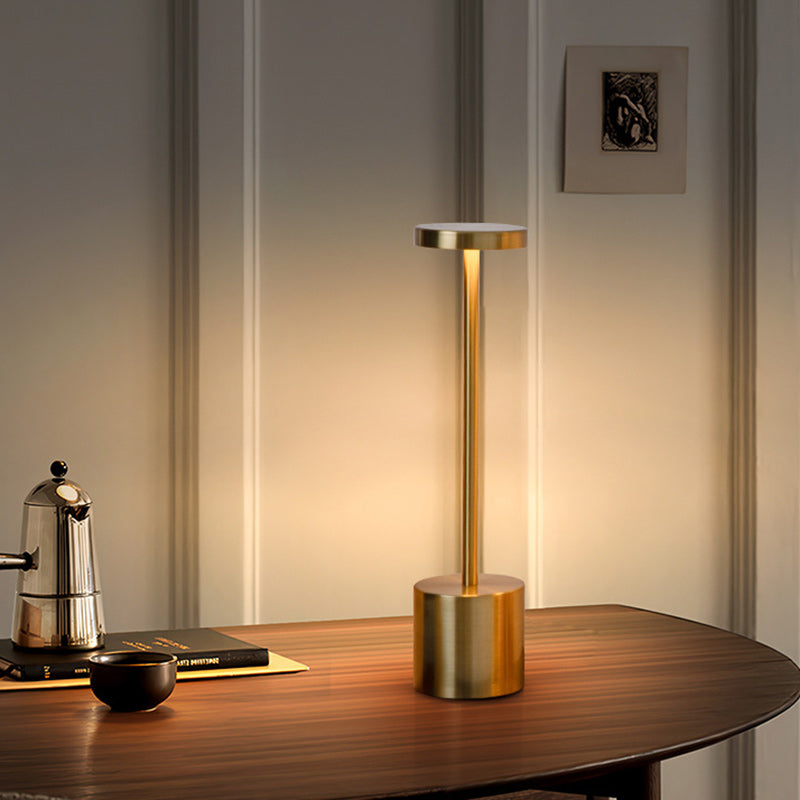 Modern Minimalist Round Cylinder Metal LED Table Lamp for Living Room

Illuminate your living space with this sleek, modern minimalist round cylinder metal LED table lamp. Perfect for contemporary home decor, its elegant design enhances any room while pro