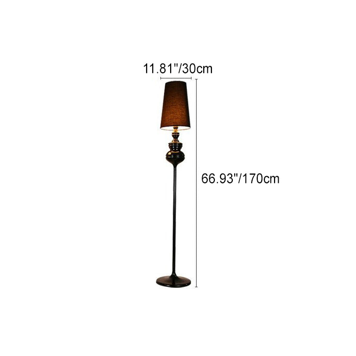 Contemporary Scandinavian Round Gourd Fabric PVC Iron Floor Lamp - 1-Light for Bedroom

Illuminate your bedroom with this stylish Contemporary Scandinavian Floor Lamp, featuring a round gourd design. Crafted from durable PVC and iron, this 1-light lamp co