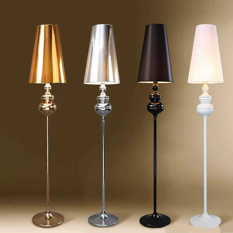 Contemporary Scandinavian Round Gourd Fabric PVC Iron Floor Lamp - 1-Light for Bedroom

Illuminate your bedroom with this stylish Contemporary Scandinavian Floor Lamp, featuring a round gourd design. Crafted from durable PVC and iron, this 1-light lamp co