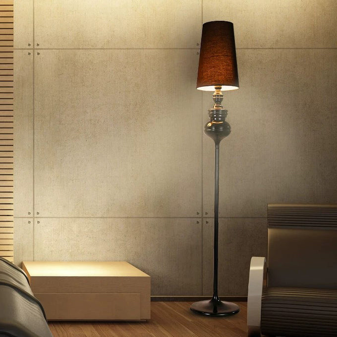 Contemporary Scandinavian Round Gourd Fabric PVC Iron Floor Lamp - 1-Light for Bedroom

Illuminate your bedroom with this stylish Contemporary Scandinavian Floor Lamp, featuring a round gourd design. Crafted from durable PVC and iron, this 1-light lamp co
