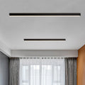 Modern Minimalist Acrylic Aluminum LED Flush Mount Light for Living Room