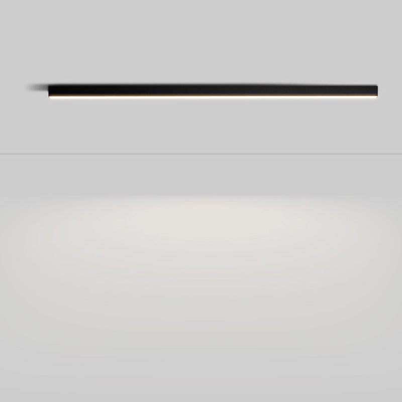 Modern Minimalist Acrylic Aluminum LED Flush Mount Light for Living Room