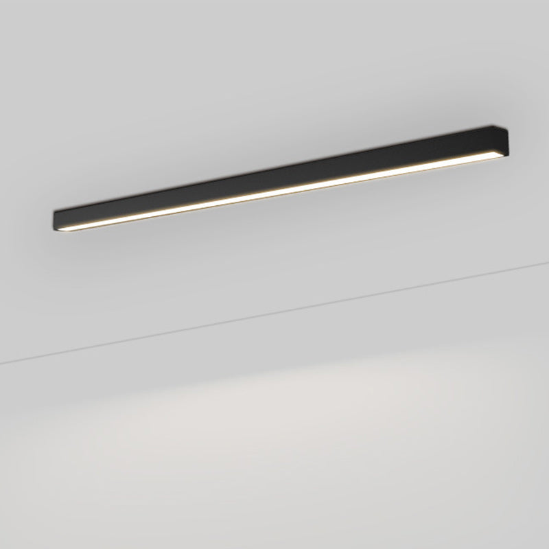 Modern Minimalist Acrylic Aluminum LED Flush Mount Light for Living Room