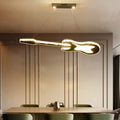 Modern Luxury Guitar Shape Crystal LED Chandelier for Living Room