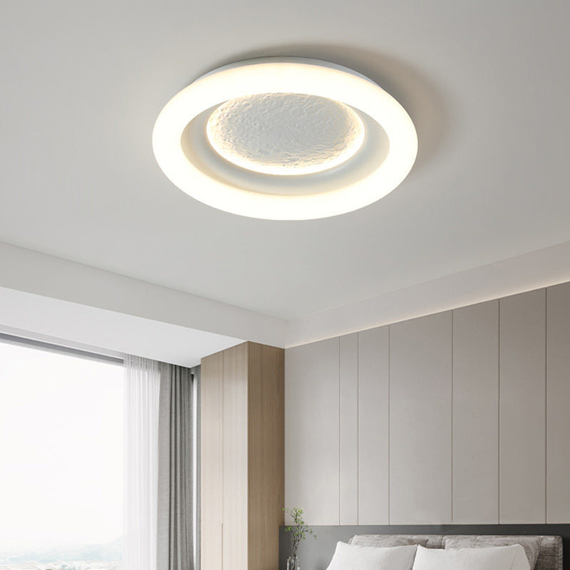 Modern Minimalist Kids Round Astronaut Star PE Iron LED Flush Mount Ceiling Light for Living Room Bedroom Nursery Playroom Decor Astronaut Light Fixtures Children's Room Lighting Outer Space Theme Ceiling Lights