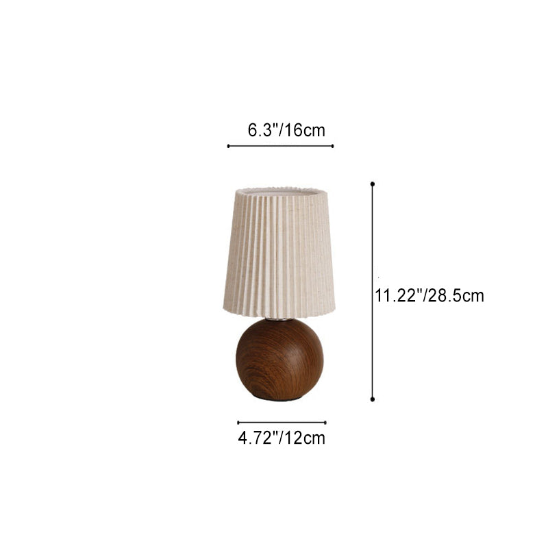 Modern Minimalist Ceramic Table Lamp - Cylinder Cone Design 1-Light for Bedroom