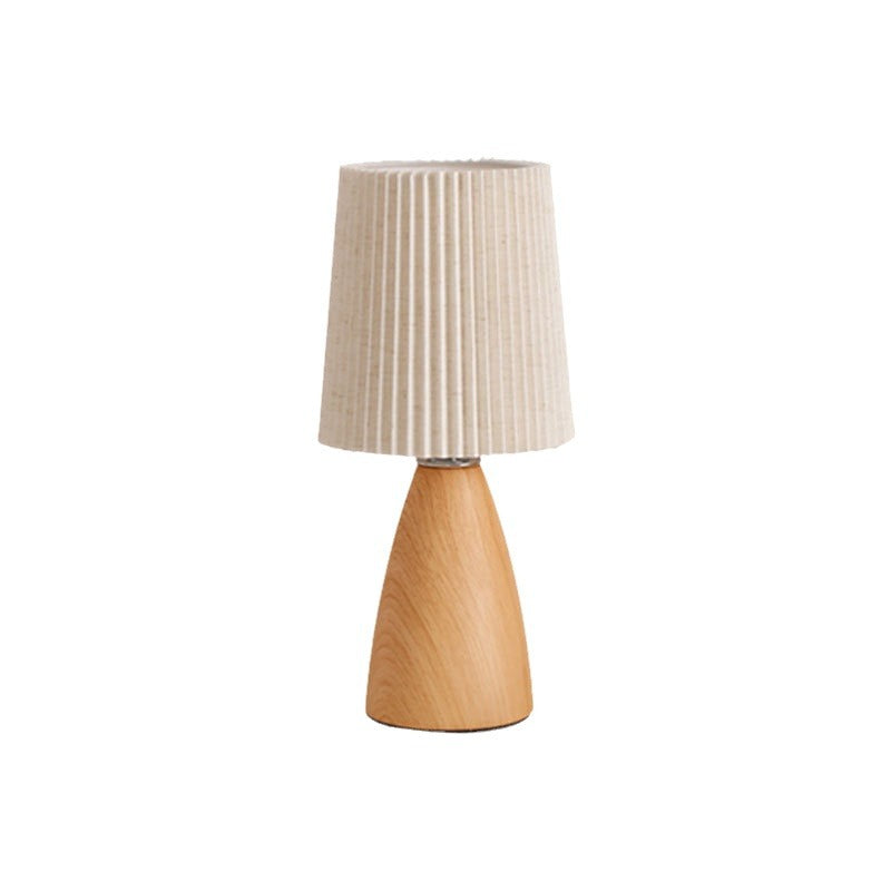 Modern Minimalist Ceramic Table Lamp - Cylinder Cone Design 1-Light for Bedroom