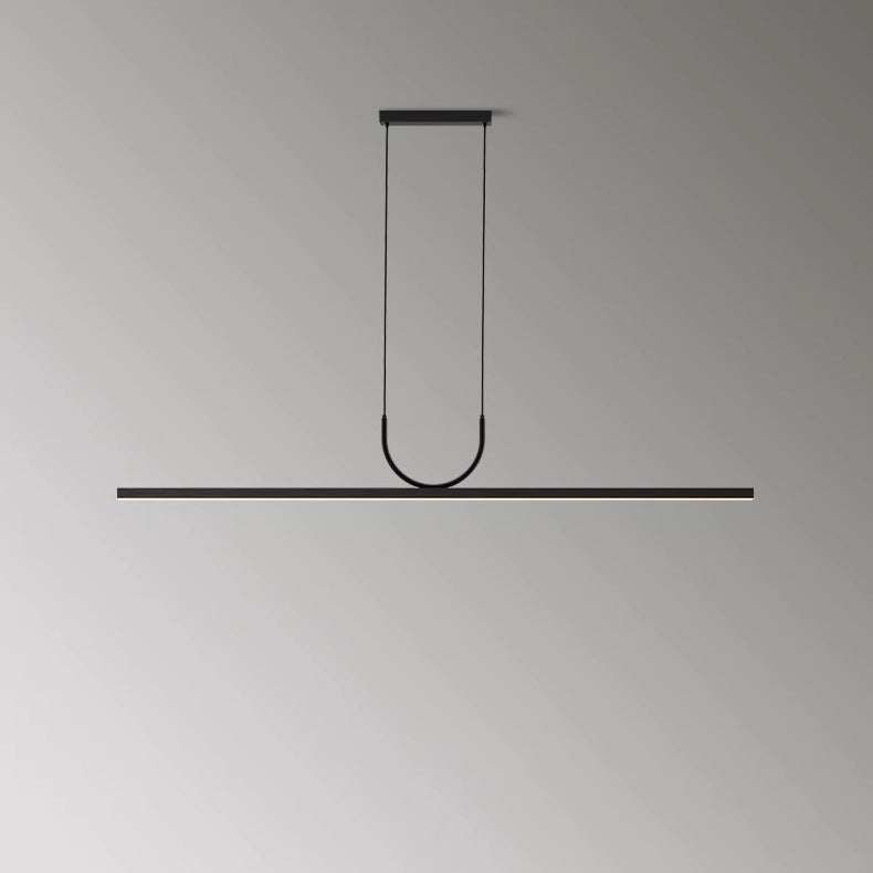 Modern Minimalist LED Chandelier - Square Acrylic Aluminum Island Light for Dining Room
