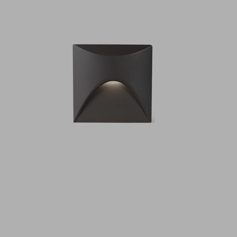 Modern Round Waterproof Aluminum LED Wall Sconce for Outdoor Patio Lighting
