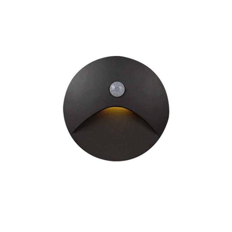 Modern Round Waterproof Aluminum LED Wall Sconce for Outdoor Patio Lighting