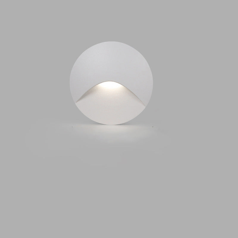 Modern Round Waterproof Aluminum LED Wall Sconce for Outdoor Patio Lighting