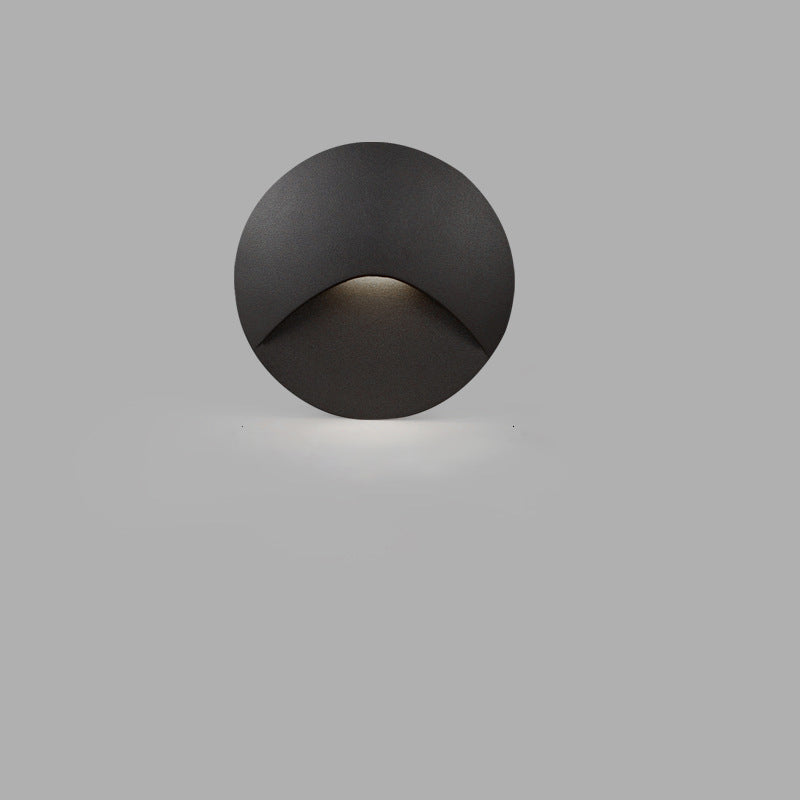 Modern Round Waterproof Aluminum LED Wall Sconce for Outdoor Patio Lighting