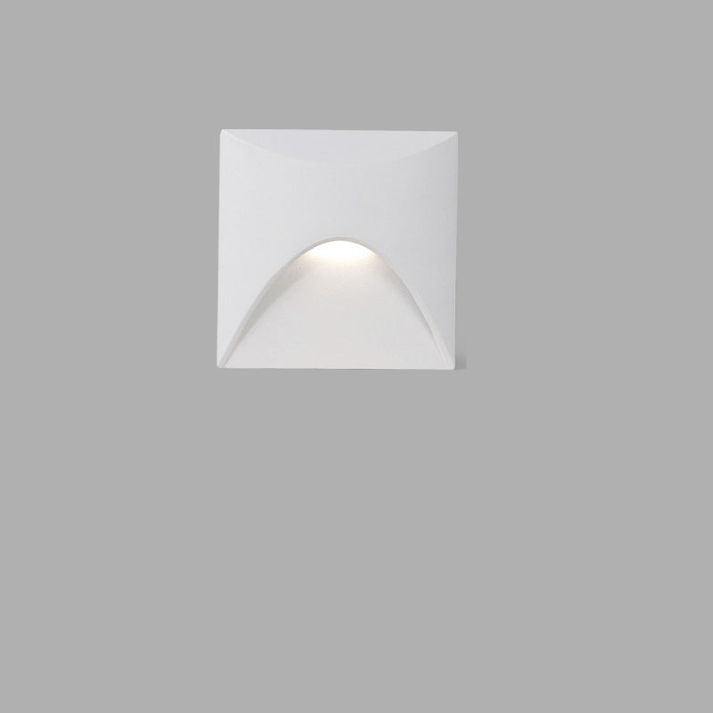 Modern Round Waterproof Aluminum LED Wall Sconce for Outdoor Patio Lighting