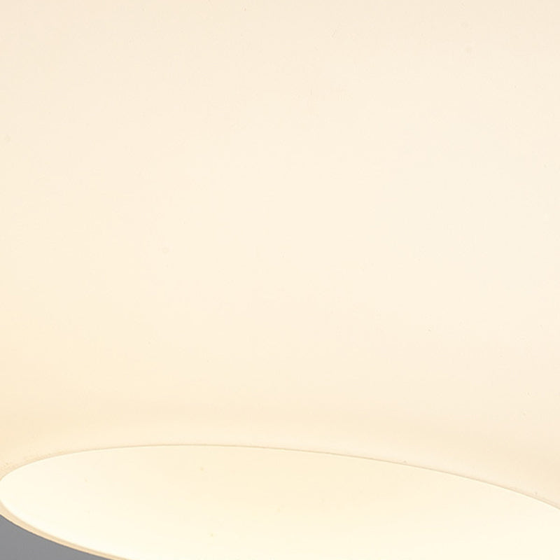 Traditional Chinese Round Orb Glass Walnut Brass Semi-Flush Mount Ceiling Light for Bedroom