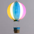 Contemporary Scandinavian Kids Metal Hot Air Balloon Pendant Light