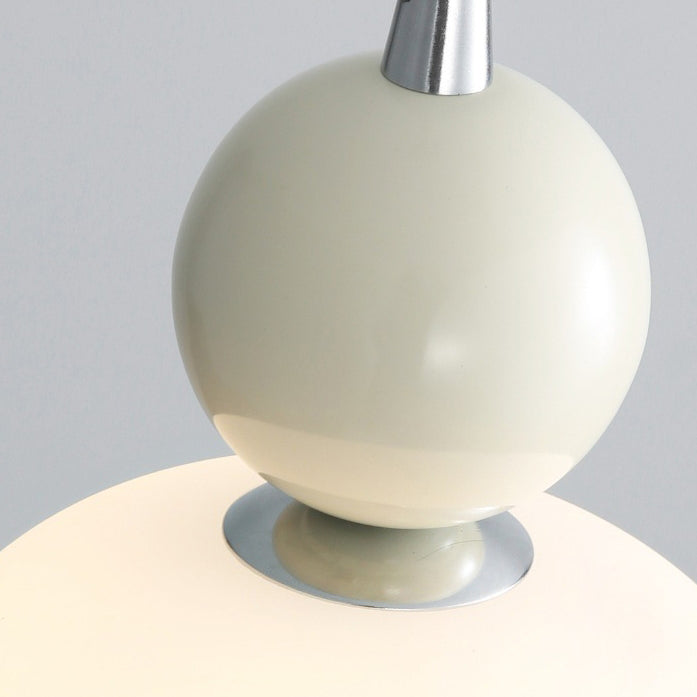 Contemporary Nordic Resin PE Ball Pendant Light for Bedside