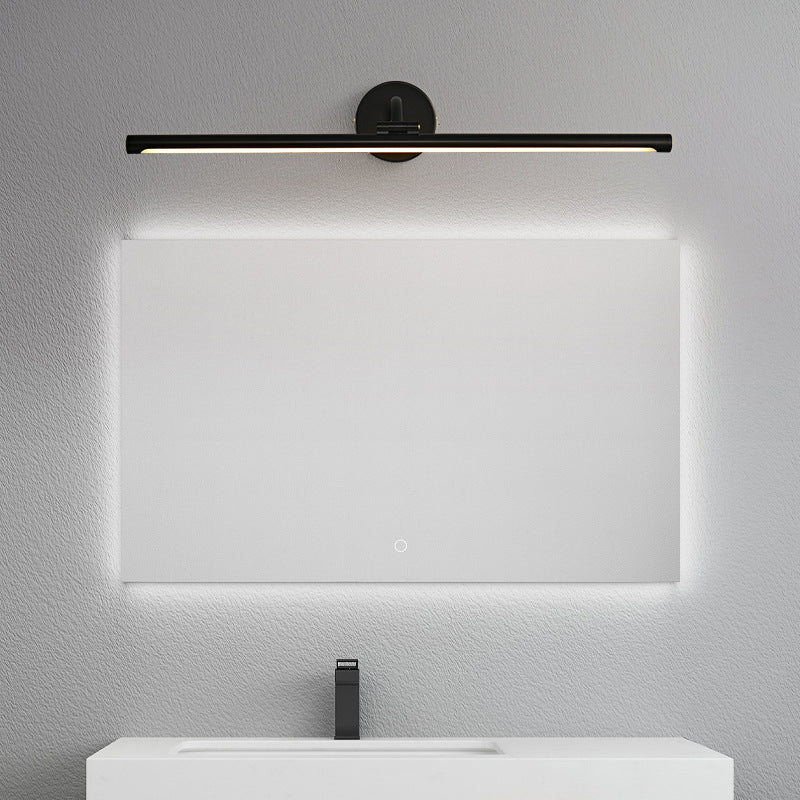 Modern Minimalist Copper LED Wall Sconce for Bathroom Vanity Lighting