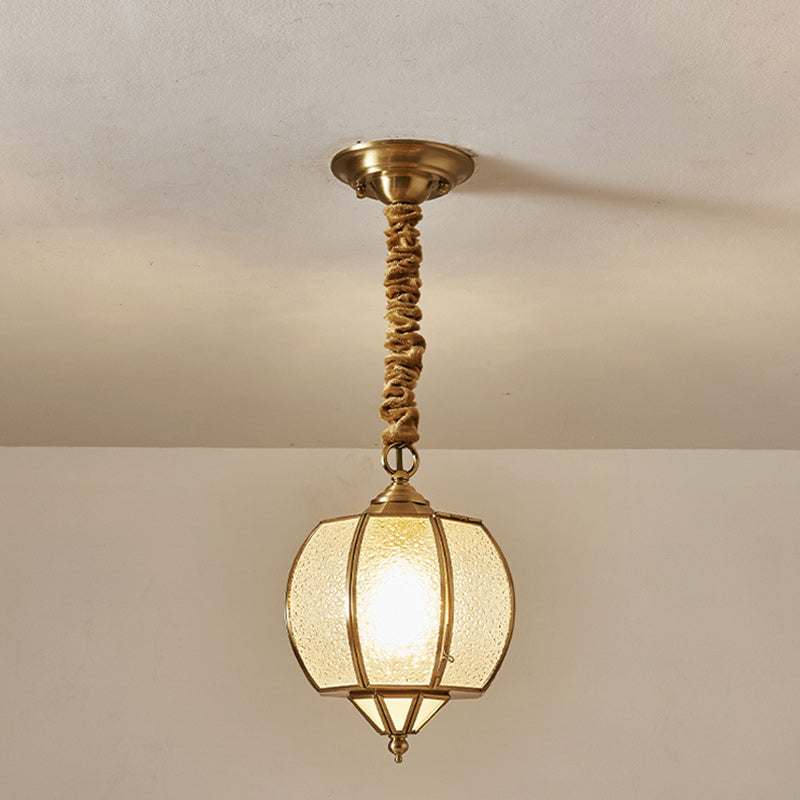 Modern Mid-Century Waterproof Copper Glazed Rhombic Cylinder Chandelier - 1/3/4 Light for Outdoor Patio