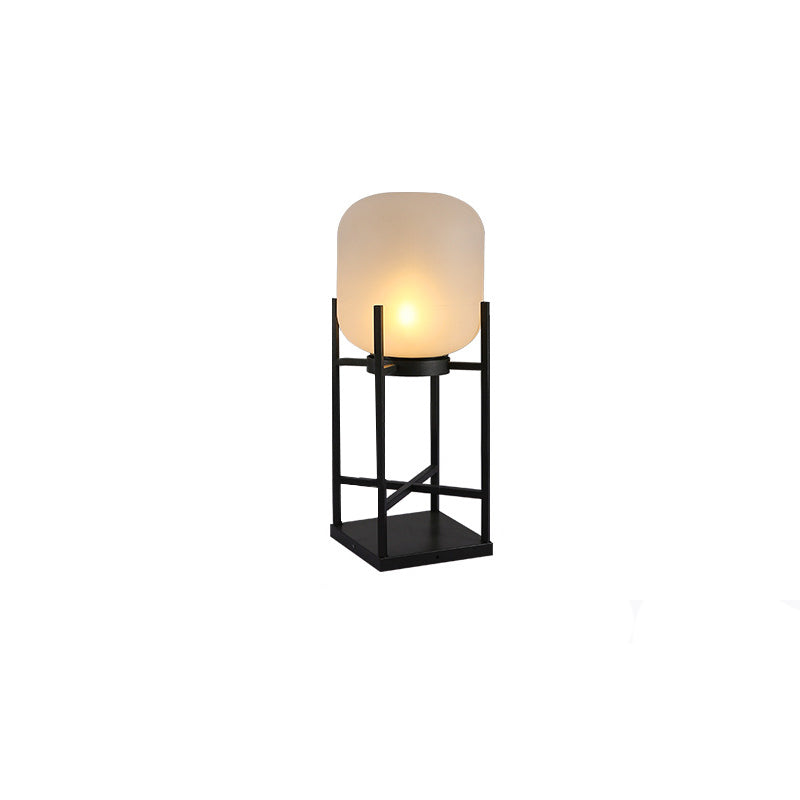 Modern Solar Waterproof LED Floor Lamp for Outdoor Patio - Stainless Steel & Acrylic Design
