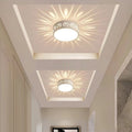 Contemporary Nordic Iron Acrylic Round LED Flush Mount Ceiling Light - Hallway Fixture