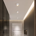 Modern Minimalist Iron Square Downlight Flush Mount Ceiling Light - 1/2/3/4-Light Design for Living Room