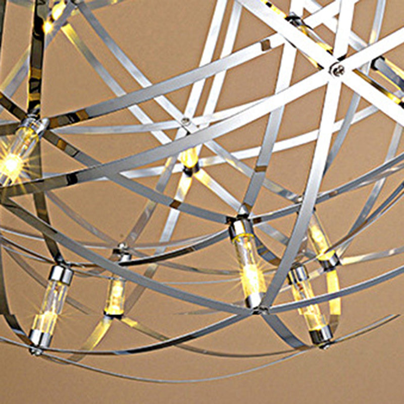 Contemporary Nordic Dandelion Pendant Light - Stainless Steel LED for Dining Room